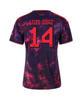 Billige Fotballdrakt Bayern Munich Luis Diaz #14 Replika Tredjedrakt Dame 2026-27 Kortermet Billige Fotballdrakt Bayern Munich Luis Diaz #14 Replika Tredjedrakt Dame 2026-27 Kortermet